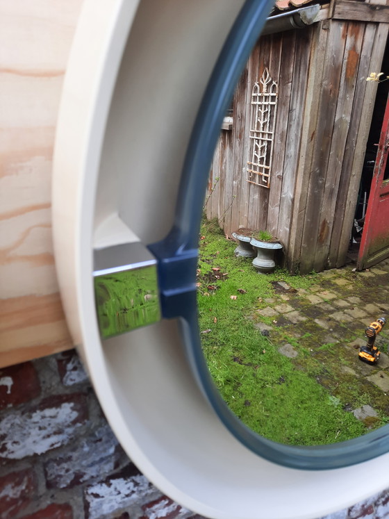 Image 1 of 2 miroirs Allibert avec éclairage intégré, années 1970.