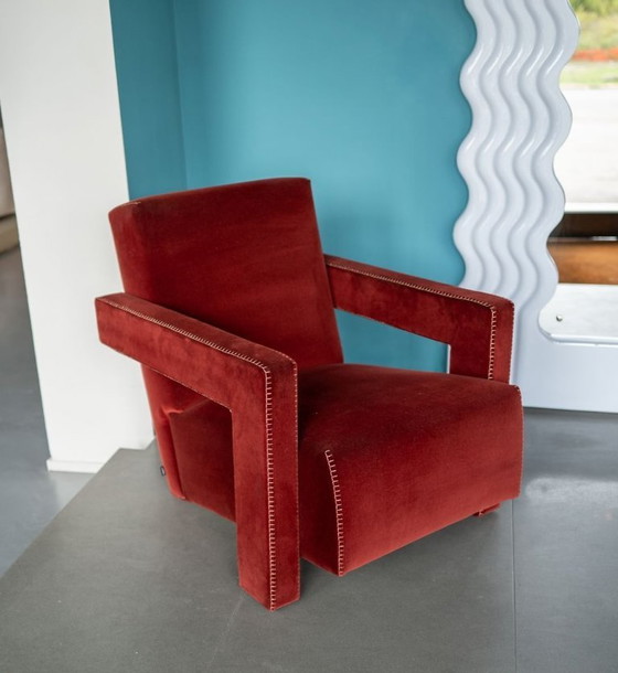 Image 1 of CASSINA 637 UTRECHT In Vinaccia B/Bordeaux SOFT VELVET