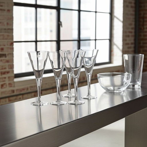 Set di 5 bicchieri Super Champagne Luigi Bormioli