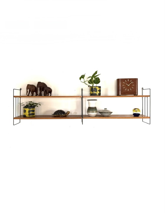 Image 1 of Mensola da parete vintage in teak, WHB Germania '60
