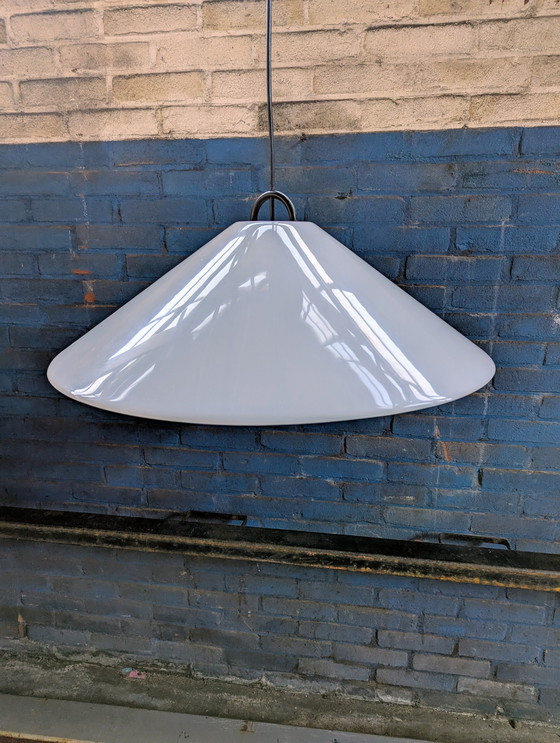 Image 1 of Lampe de poche vintage en plexiglas / Zwart Metaal, Spaceage