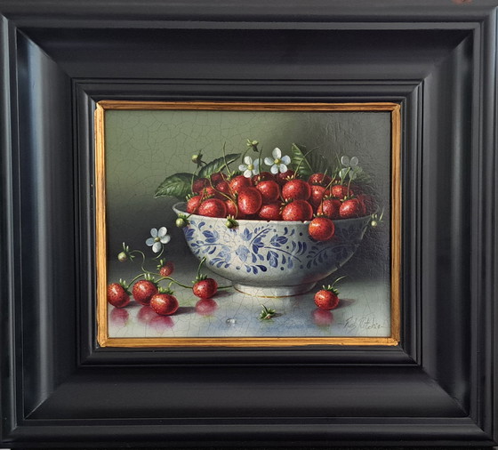 Image 1 of Wild Strawberries In Bowl By Rob Ritchie