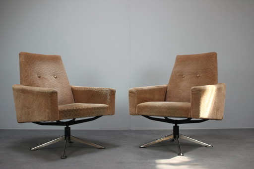 Mid-Century Set of 2 Armchairs, 1970s