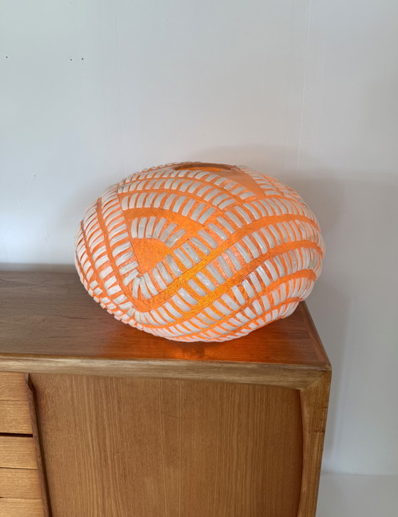 Image 1 of Vintage XL unique fiberglass floor lamp, Lambert '80s