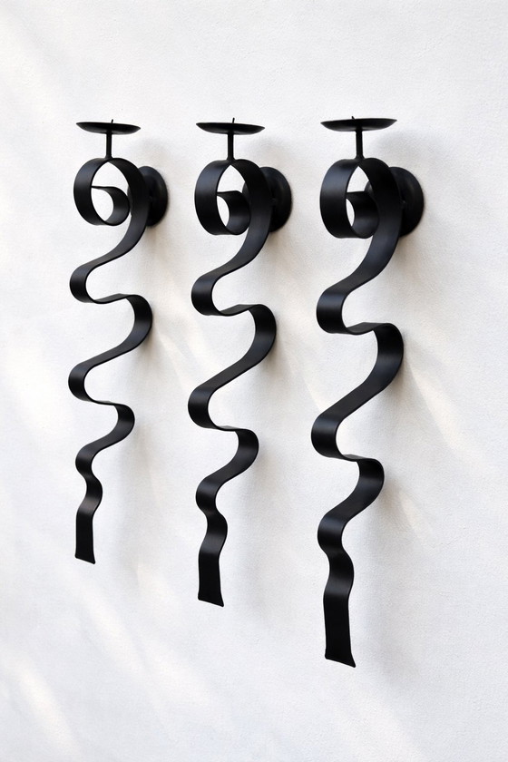 Image 1 of Applique brutalista in ferro battuto XL