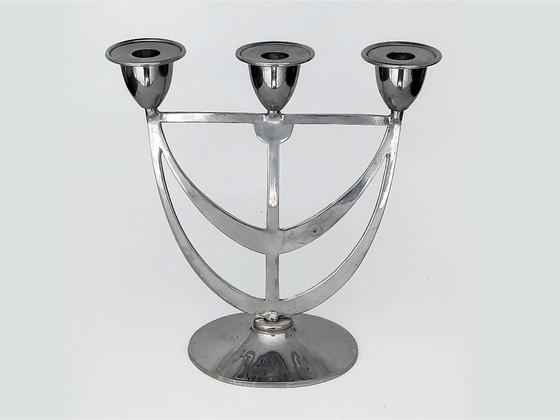 Art Deco candlestick – Candle holders, Metal (photo 3 of 9)