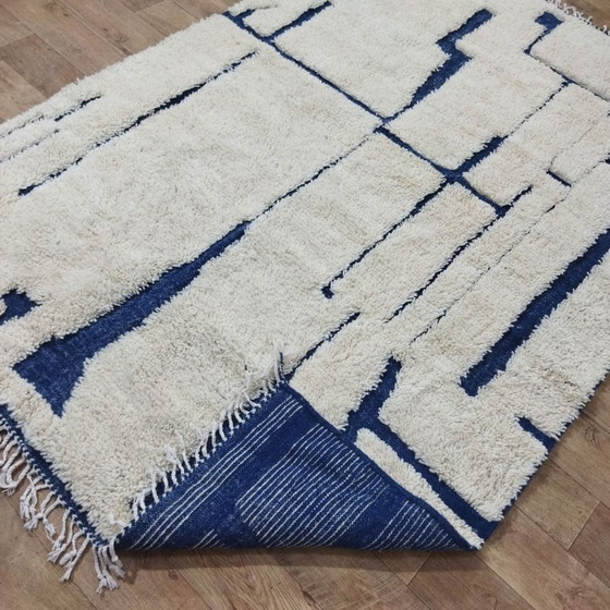 Image 1 of Authentic Moroccan Berber Wool Rug 283 x 188 cm / Authentiek Marokkaans Berbertapijt 283 x 188 cm