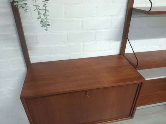 Image 1 of Mueble de pared modular Poul Cadovius, teca, Dinamarca