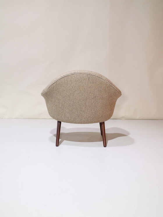 Image 1 of Hans Olsen 187 Fauteuil Gris Teck Danois Vintage