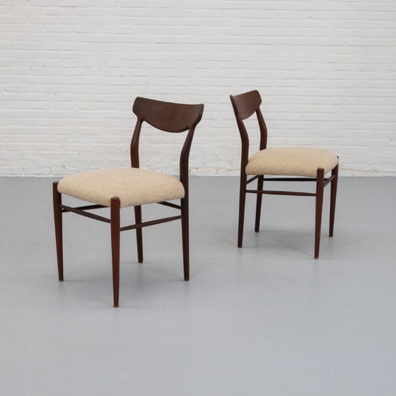 Image 1 of Ensemble de chaises de salle à manger Lübke années 60
