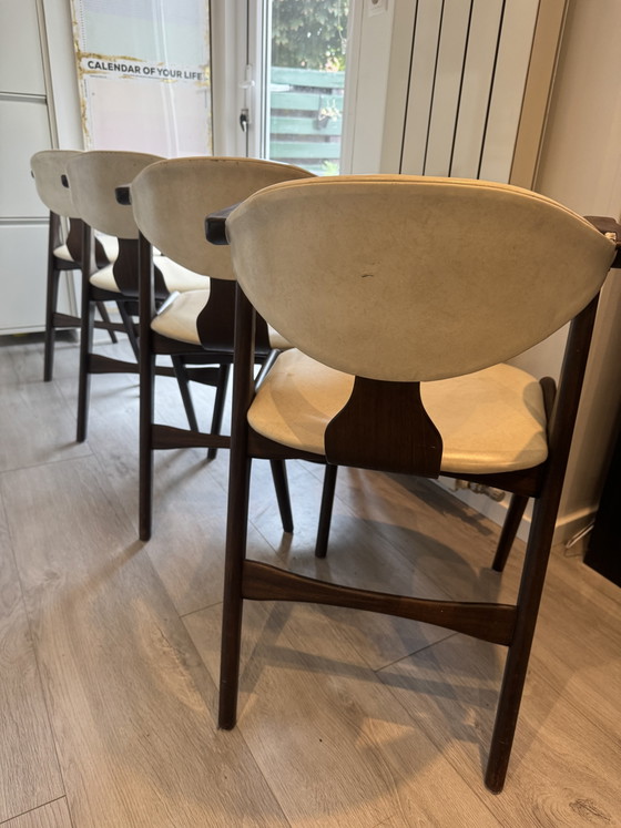 Vintage Cow Chairs – Dining chairs, Wood, Skai (photo 5 of 5)