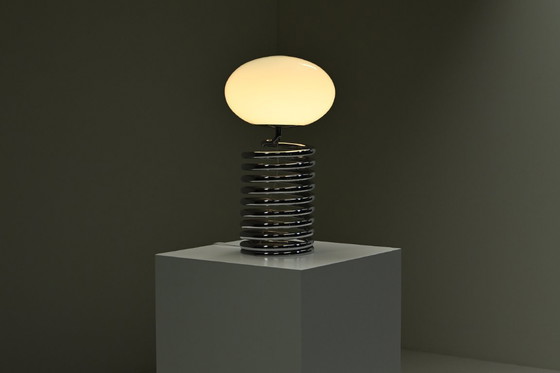 Image 1 of Lámpara de mesa Spring de Ingo Maurer para Design M, años 60, Alemania.