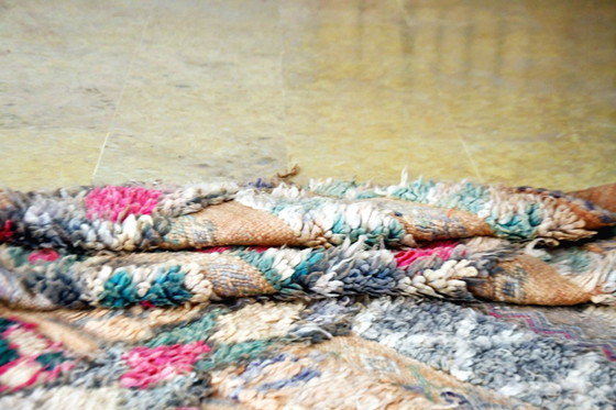 Image 1 of Tapis Kilim Boujaad touffeté vintage - 370 x 150 cm