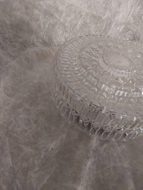 Image 1 of wall lamp with spherical glass / German ceiling or wall lamp from the 1970s