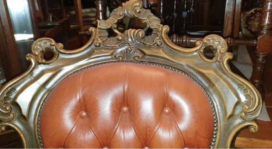 Image 1 of Italiaanse barok fauteuil 