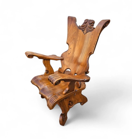 Oirschot Eichenstuhl / Gentleman Chair / Gentleman Chair / Krallenstuhl / 1960er Jahre