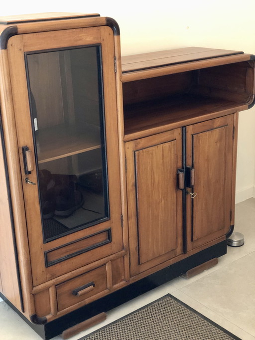 Sideboard Cupboard in Imitation Art Deco Style - Perfect Condition