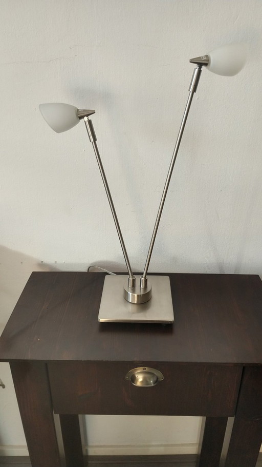 Desingn table lamp chrome