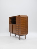 Credenza alta in teak, Italia, anni '60