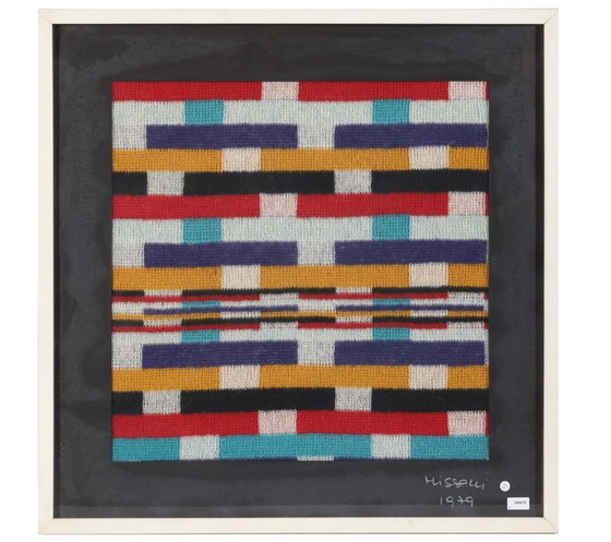 Tapiz Enmarcado Moderno, Ottavio Missoni Italia 1979 – Litografías y grabados, Textile (photo 4 of 5)