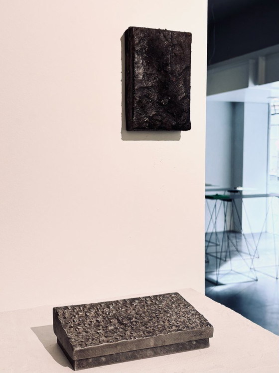 Portuguese Brutalist Metal Sliding Box – Fundo de Fomento e de Propaganda do Café, Decorative Objects (photo 5 of 6)
