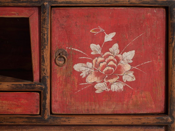Antiker niedriger Schrank aus Ulmenholz – China, ca. 1900 – Sideboard, Iron (photo 40 of 40)
