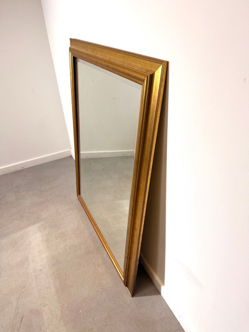 Grote vintage wandspiegel met verguld frame – Wood, Glass (photo 2 of 4)