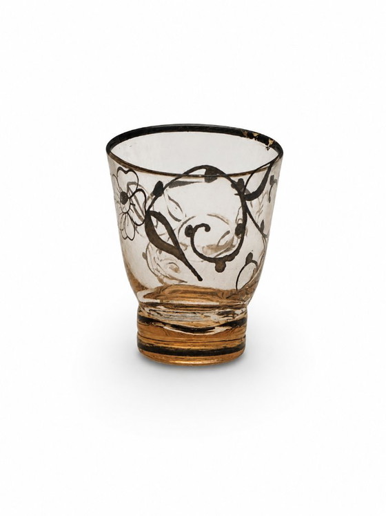 Rosolio-Set, bestehend aus einer Karaffe mit Stöpsel und vier Gläsern – Gläser & Karaffe, Glass (photo 3 of 5)