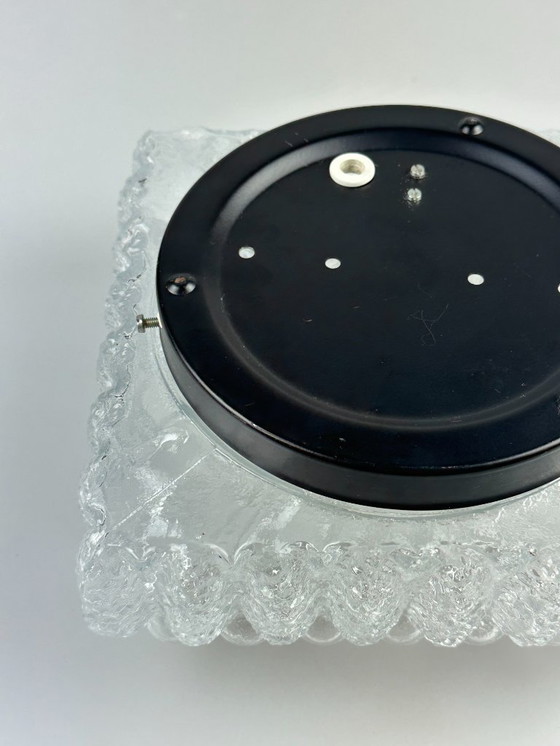 Image 1 of 60er 70er Jahre Deckenlampe Leuchte Plafoniere Inbouw Glas Duits Design