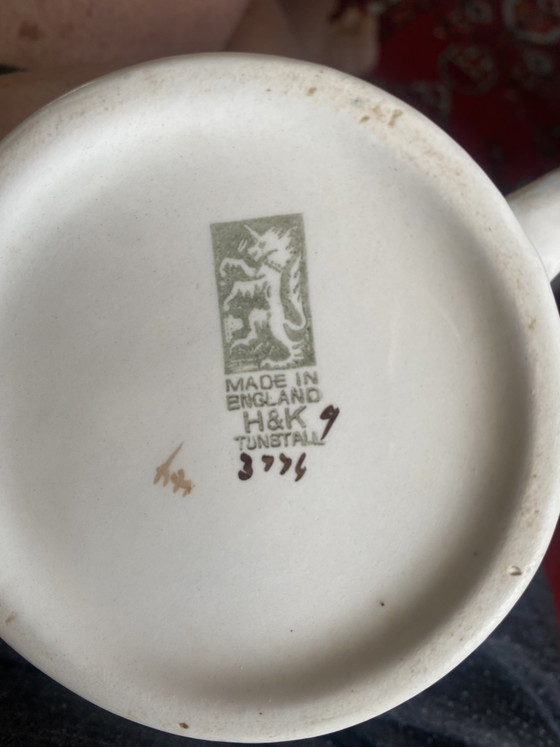 Image 1 of Vintage H&K Tunstall Creamer, 1930s