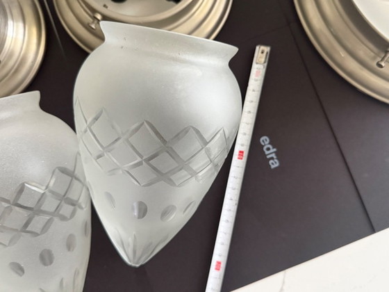 Lampade da soffitto GISO/Gispen in vetro tagliato stile Art Déco – Plafoniere, Glass (photo 6 of 9)