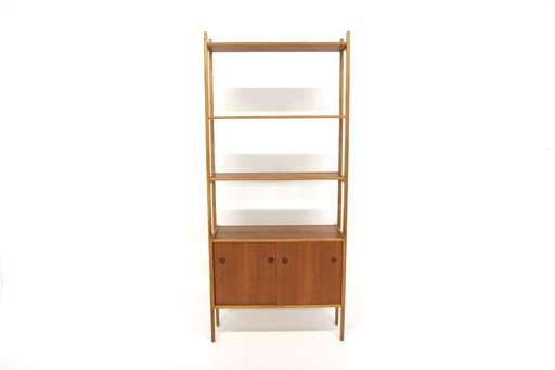 Scandinavian teak bookcase, Sweden, 1960