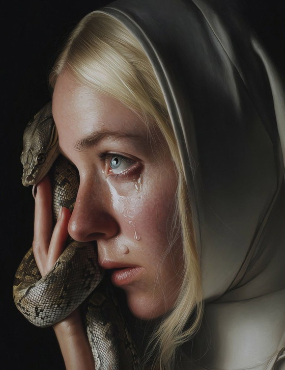 Image 1 of Alberto Ricardo - Il silenzio di Eva - Litografia d'artista