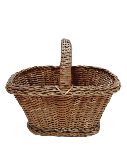 Vintage picnic wicker basket