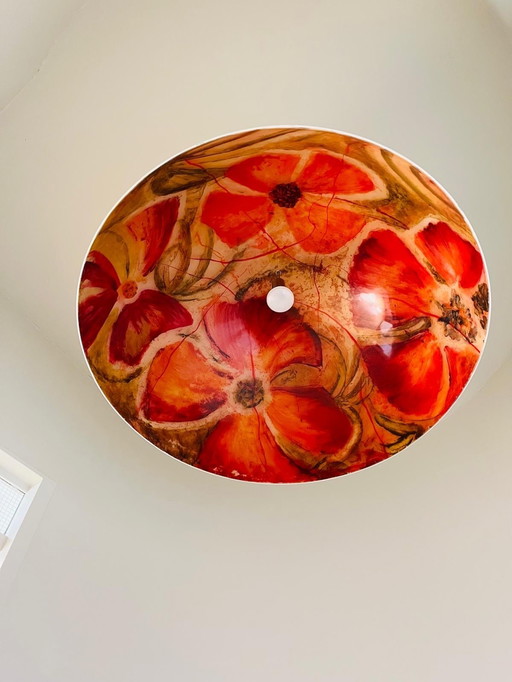 Dome lamp hand painted
