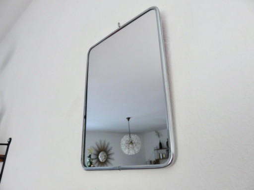 Vintage barber's mirror, for tabletop or wall mounting, 1950s-60s