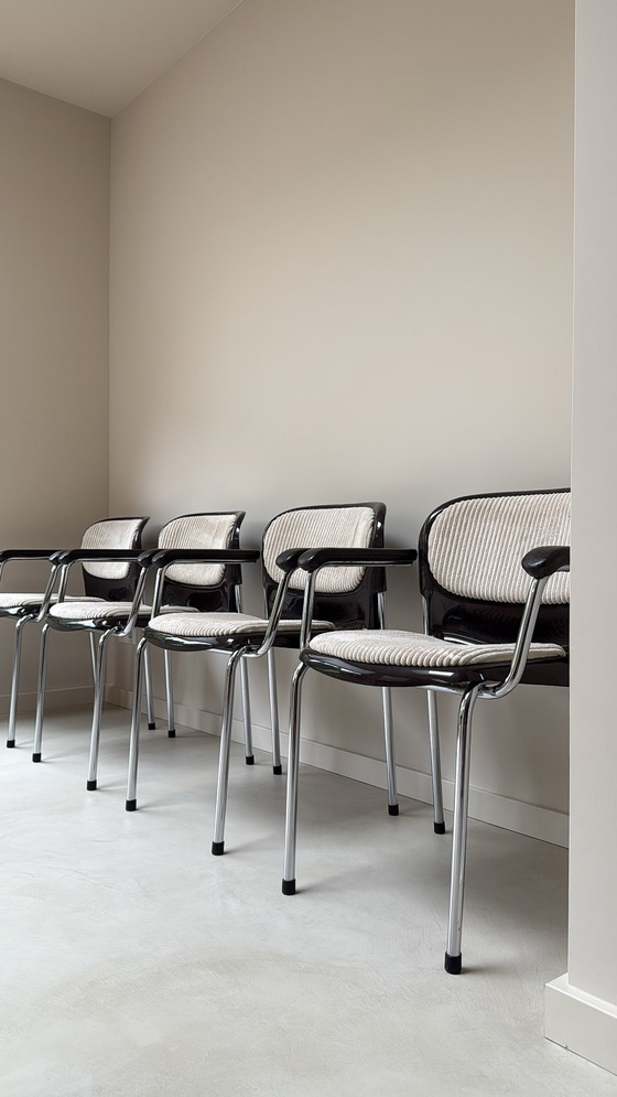 Image 1 of Four vintage bucket chairs SM400K from Drabert designed by Gerd Lange