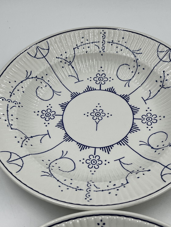 Image 1 of Set Of 4 Plates Boch Copenhagen