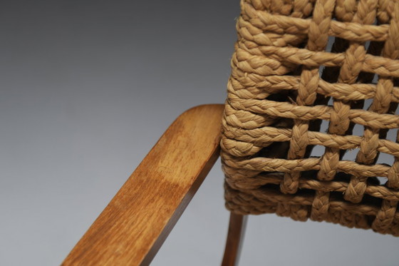 Image 1 of Vintage Lounge Chairs by Atelier Adrien Audoux & Frida Minet for VIBO France
