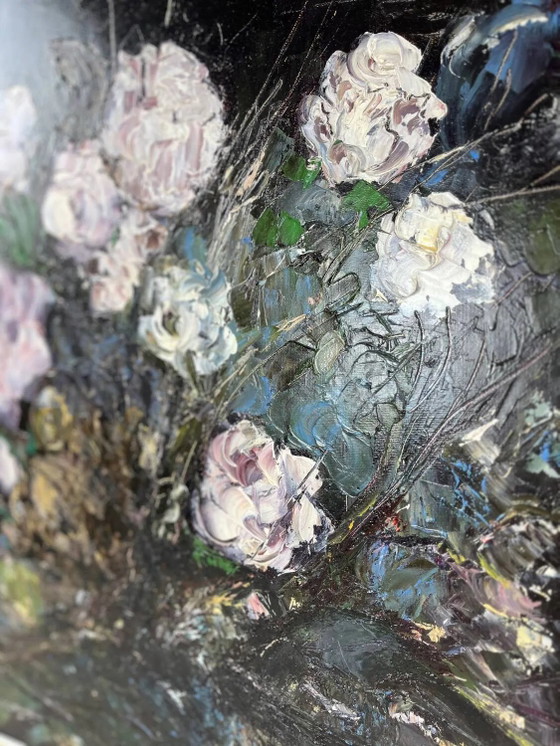 Blumenstrauß-Arrangement – Gemälde & Zeichnungen, Canvas (photo 4 of 9)
