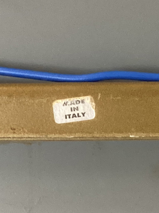 Italian vintage Hollywood Regency mirror with brass console and lighting, Glass, Gold (photo 11 of 11)