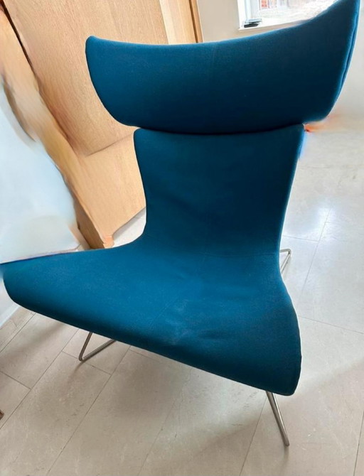 BoConcept Chaise longue Imola - Bleu pétrole