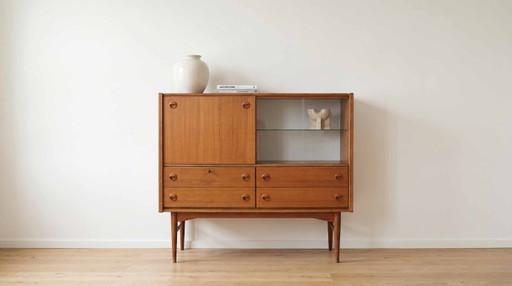 Vintage "SKOVDAL" Highboard Mid-Century Sideboard 