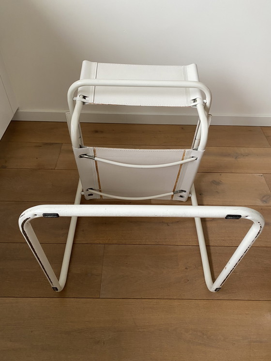 Image 1 of Fauteuil en cuir vintage - Style Mart Stam S34 - Design Bauhaus