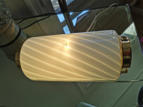 Image 1 of Vintage Murano Swirl Wall Sconces