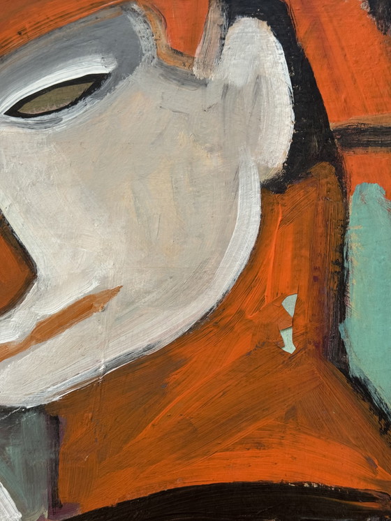 Image 1 of Patricia Pelsener (1956) - a figure with a dog, 1980s