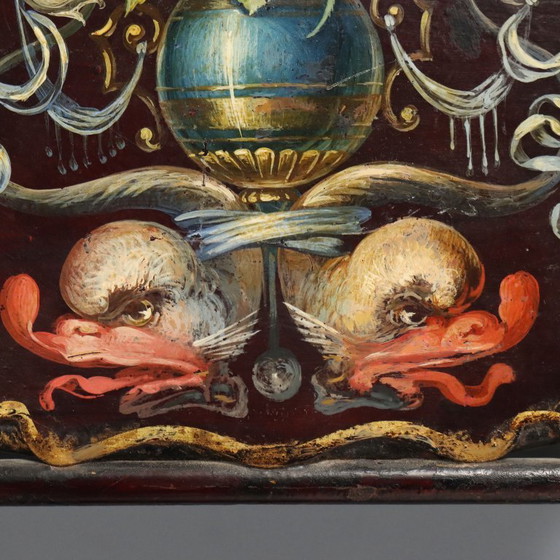 Image 1 of Cabecero de hierro lacado en negro