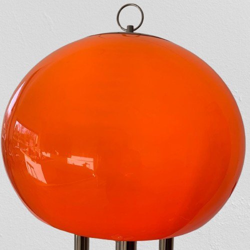 Image 1 of Lampada da terra a tulipano di metà secolo