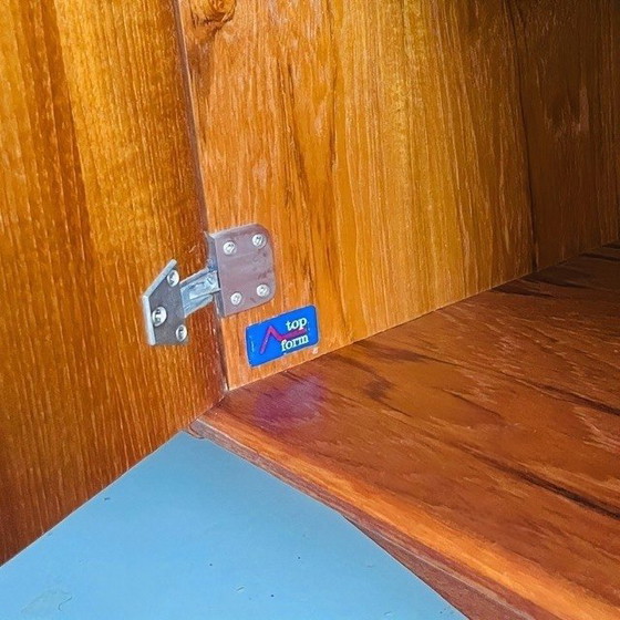 Image 1 of Mid-century Topform Danish design highboard cabinet vintage sideboard 1960's