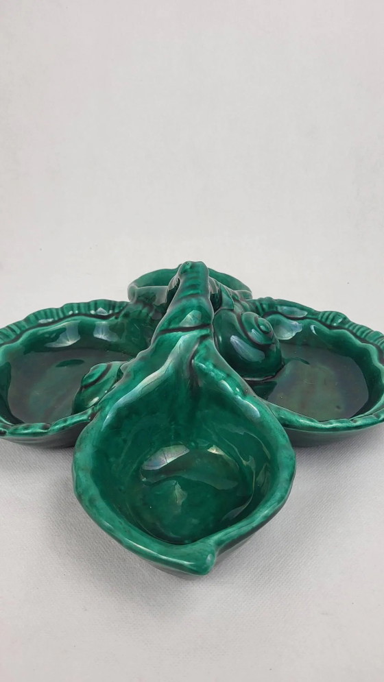 Plat de service en céramique Vallauris – Vaisselle, Porcelain, Ceramic, Vintage (photo 7 of 11)
